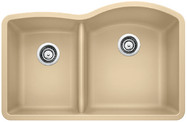 Blanco Diamond Silgranit Sink - 1- 3/4 Bowl Reverse with Low Divide